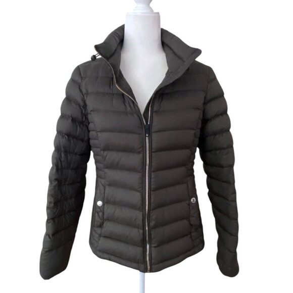 Abercrombie & Fitch Jackets & Blazers - Abercrombie & Fitch Down Series Lightweight Puffer Coat Jacket Olive Large